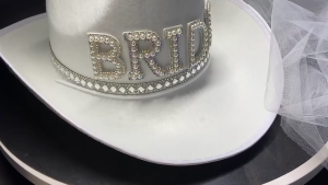 Jeweled Cowboy Hats Heavy Panama Hat Surprise Gift for Girl Boys Bride Hat for Carnivals Music Festival