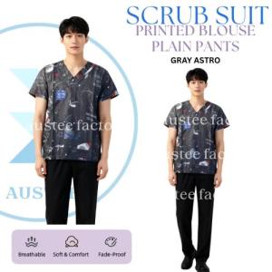 LAM Austee 2026 Womens Printed Cotton Scrubsuit Terno Medical Field Comfortable Practical Workwear Assorted v.1