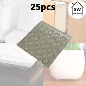 SW Door Bumper Door Stops Self adhesive Silicone Pads Cabinet Bumpers Rubber Damper Buffer Cushion Furniture