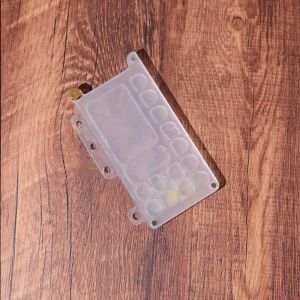 Portable Watercolor Palette Empty Acrylic Loose-leaf Paint with Cover Artist Accessories Travel Painting Art Supplies