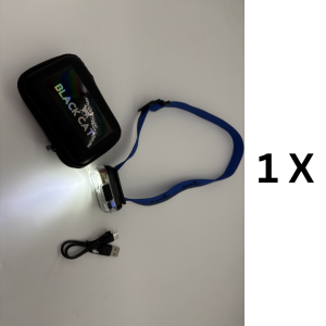 Black Cat Headlamp 400 lumens Rechargeable 5 Modes LED Super Bright Sensor Light Weight Trail Running Hiking Camping