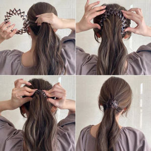 **【Bestella✨COD】Ikat Rambut Ponytail Bahan Plastik Gaya Retro Korea Untuk Wanita**