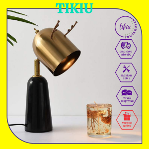 [Nhập RS0822 giảm 30k cho đơn 99k]Đèn Đốt Nến Thơm Phong Cách Châu Âu Sang Trọng TIKIU ĐÈN SỪNG HƯƠU CAO CẤP CHỨC NĂNG HẸN GIỜ Phụ kiện nến thơm Yankee Bath & Body Works