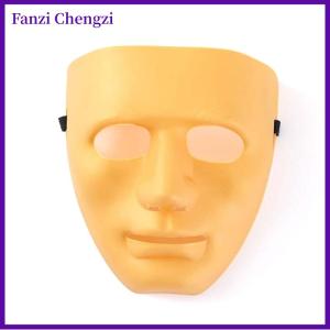 Fanzi หน้ากากปาร์ตี้คอสเพลย์ใบหน้าขาวดำใช้ได้ทั้งชายหญิง