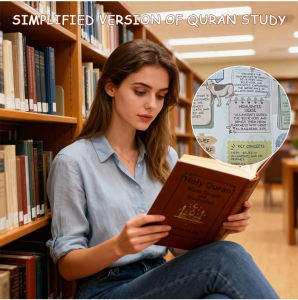 Concise Illustrated Quran Study Plan Sacred Study Planner Labeling Illustration Simple 简明图解古兰经学习计划本