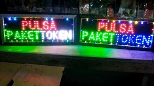 Lampu PULSA PAKET TOKEN
