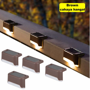 Lampu Pagar (Harga Untuk 4pcs) LED Solar Lamp Hias Taman Tangga Sudut Jalan Atap Tenaga Surya Panel Solar Cell / Lampu Pagar TEnaga Matahari/ Lampu Solar Cell / Solar Deck Light
