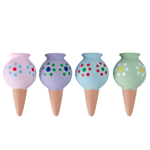 4Pcs Terracotta Clay Watering Spikes Accessories for Indoor Automatic Waterer Hydrospikes Irrigation Systems