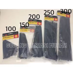 Kabel Ties Tali Ripet Hitam Nylon Cable Tis Isi 100 Pcs Talities