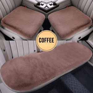 KMH Car Seat Cushion Set Rabbit Fur Seat Cushion Car Seat Cover Thickened Seat Cushion