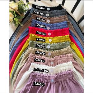 LILY HOT PANTS HORNET KNIT / CELANA PENDEK KNIT HORNET WANITA VARIASI KANCING / CELANA SANTAI RUMAHAN TERMURAH