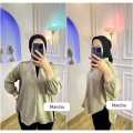 OUTER BABY CRUSH ATASAN WANITA BELAHAN SAMPING LIVIA BLUS BAJU WANITA BLOUSE KEKINIAN. 