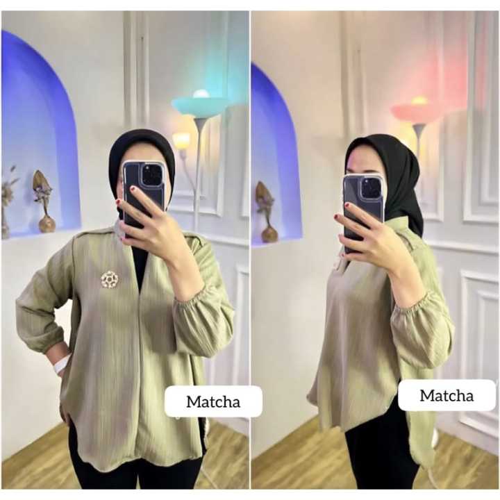 OUTER%20BABY%20CRUSH%20ATASAN%20WANITA%20BELAHAN%20SAMPING%20LIVIA%20BLUS%20BAJU%20WANITA%20BLOUSE%20KEKINIAN%20-%20Image%206
