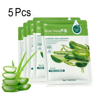 PERWARM Skin Care Natural Fruit Plant Facial Mask Moisturizing Oil-Control Blueberry Cucumber Pomegranate Fruit Aloe Sheet Face Mask(S1A-P1)
