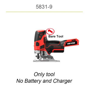 Devon 5831 Cordless Wire Saw Brushless đa chế độ cắt tốc độ và góc điều chỉnh 800/3500T/phút phổ 20v pin linh hoạt