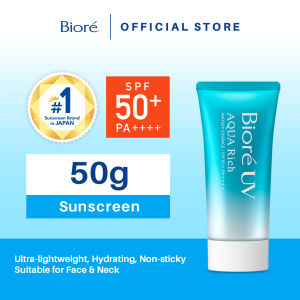 Biore UV Aqua Rich Watery Essence Sunscreen for Face SPF 50+ PA++++ Water-based 50gm