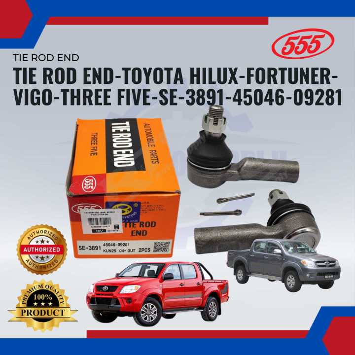 Tie Rod EndToyota HiluxFortunerVigoThree FiveSE38914504609281