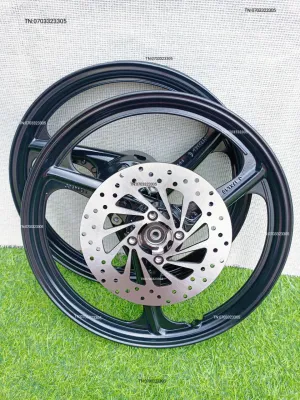 CẶP BÁNH MÂM ENKEI 3 CÂY 1.4 1.6 GẮN XE EXCITER 150 KÈM ĐĨA CÓ MÀU ĐEN .TRẮNG. VÀNG GẮN VỪA NHƯ ZIN K CẦN CHẾ GÌ HẾT