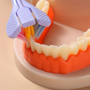 WOOLOVE Three Sided Soft Hair Tooth Toothbrush Ultra Fine Soft Bristle Adult Toothbrush Oral Care Safety Teeth Brush Oral Health Cleaner
