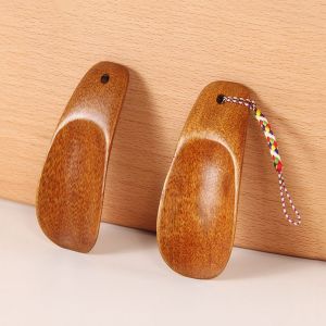 REEBO Flexible Home Tools Famale Useful Shoe Spoon Male Shoes Accessories Wood Shoe Horns