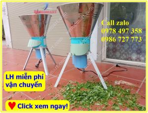Máy băm rau bèo phễu inox tại Bến Tre