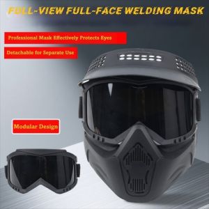 XIJIBAN with Brim Design Welding Glasses Auto Darkening Adjustable Band Face Shield High Quality Detachable Face Protector