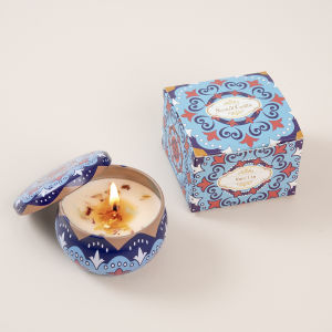 Nến Thơm Tinh Dầu Thiên Nhiên Phong Cách Hoa Khô Thảo Mộc - HiLo Candles