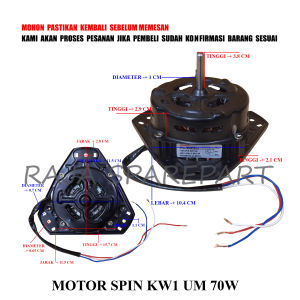 MSK3K1T SPIN PENGERING MESIN CUCI / SPIN / MOTOR SPIN KW1 UM 70W
