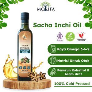 Minyak Sacha Inchi super food 100% ekstrak kacang sacha inchi murni tinggi omega botol kaca hitam 500ml
