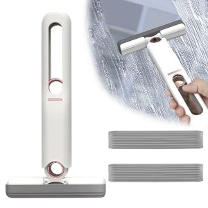 Cây Lau Kính Tự Vắt Mini Gấp Gọn Dụng Cụ Lau Vệ Sinh Bàn Bếp Bàn Làm Việc Kính Ô Tô Mút Bọt Biển Siêu Thấm Hút Nước Gọn Gàng Tiện Lợi Đa Năng Tramanhshop