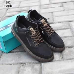 NEW!!! Sneakers Kulit Pria Import   M1987 Import  Sepatu Kasual Pria Kulit Terkeren  (+Box) Import