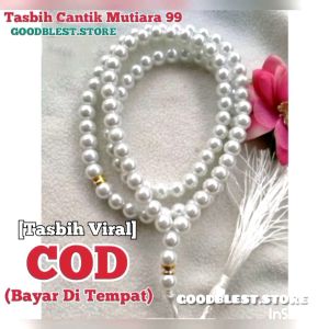 (Bisa Cod) Tasbih Cantik Mutiara 99 || Tasbih Viral Souvenir