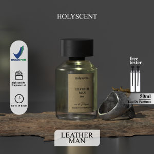 Holyscent Perfume - Leather Man Edp / Parfum Pria Tahan Lama Maskulin Fresh Garansi 30 Hari