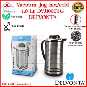 Termos Delvonta vacuum jug stainless 1 liter / 13liter / 16liter type TG / thermos hot & cold