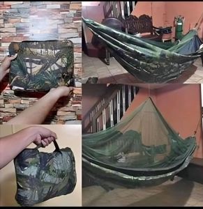 Military Duyan/Travelling Hammock 7ft. HEAVY DUTY(DIRECTfromFACTORY) with Mosquito Net & Tali(Rope)