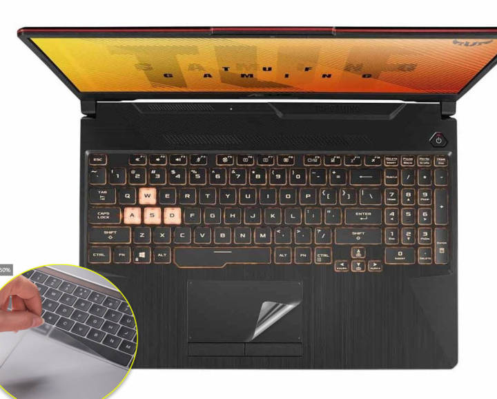 Matte Touchpad film Sticker For 2021 ASUS TUF F15 Gaming 2021 FX506