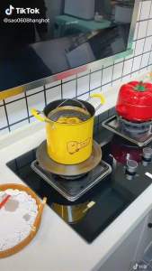 Nồi Chiên Ngập Dầu Mini Vịt Vàng tiết kiệm dầu ăn chống bắn dầu mỡ giúp món ăn vàng giòn nhanh hơn