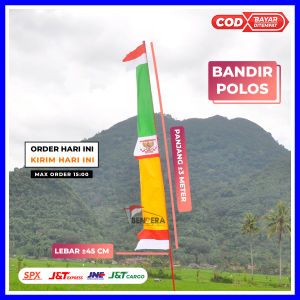 (BANDIR) UMBUL UMBUL PANJANG 3 METER ISI 20PCS