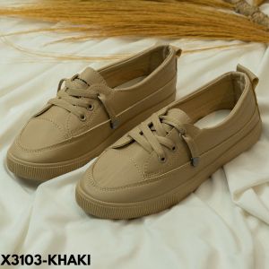 SEPATU SNEAKERS WANITA BAHAN KANVAS IMPORT BATAM CANTIK DUA WARNA 3103X