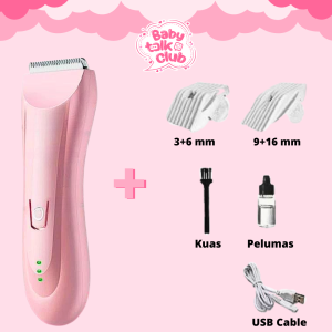 KURU Electric Baby Hair Clipper Alat Cukur Rambut Bayi Elektrik