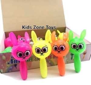 Mainan Bayi Rubber Stick Toys / Tongkat Kelinci Karet Ada Lampu dan Suara TERLARIS