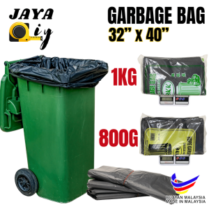 PREMIUM GARBAGE BAG 1KG +- /BIG BAG SAMPAH XL l SARUNG SAMPAH BESAR l TEBAL l THICK l HEAVY DUTY l LOCAL PRODUCT
