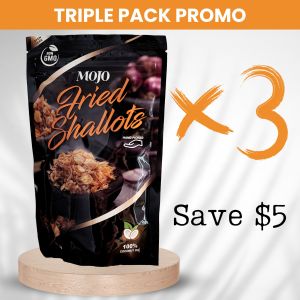 Mojo Fried Shallots - Shallots grown in Volcanic Soil | Cooked in 100% Coconut Oil