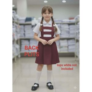 SKIRT SCHOOL UNIFORMS FOR KIDS GIRL FOR 3-7 YRS OLD BACK PLITS