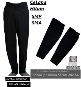 Celana panjang hitam seragamSMP-SMA&dewasa