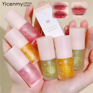 Yicenmy Xixi ชัดเจนและชื้นน้ำมันเจลลี่ริมฝีปากผิวโปร่งใส น้ำหนักเบาและอ้วนน้ำมันวางริมฝีปากสำหรับนักเรียนลิปกลอสลิปแมตติดทนนาน