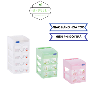Tủ nhựa mini Duy Tân Tomi nhỏ 3 - 4 - 5 tầng gía rẻ
