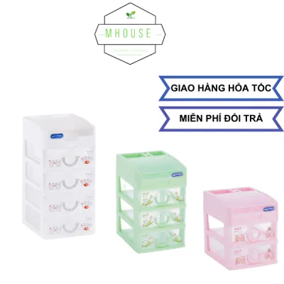 Tủ nhựa mini Duy Tân Tomi nhỏ 3 - 4 - 5 tầng gía rẻ