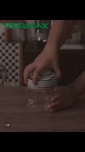 VERMAX Coffee Cans Sealed Glass Airtight Lid Date Tracker for Food Coffee Grain Preservation Cans