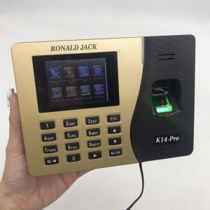 Máy chấm công vân tay & thẻ từ Ronald Jack K14-Pro